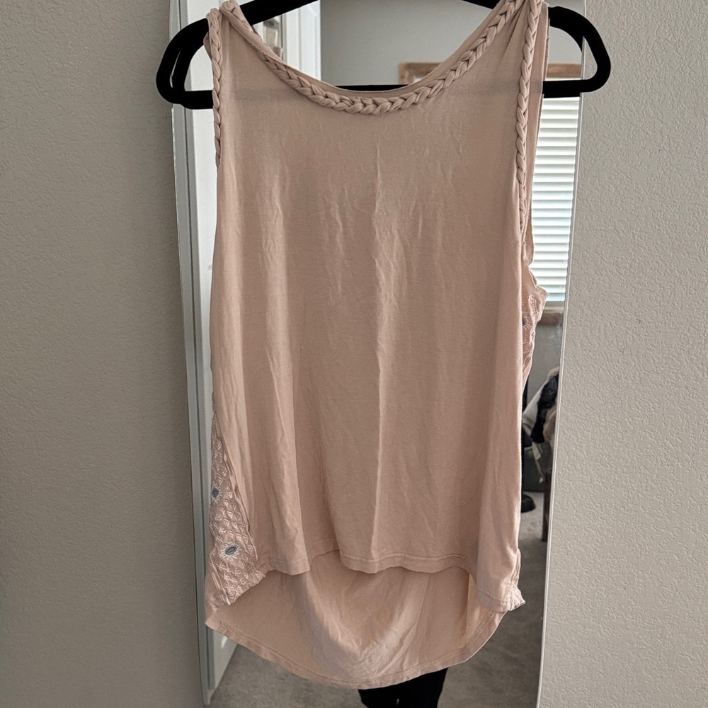 Pol Women's Cream Sleeveless Top